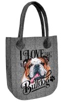 Torba filcowa CITY Love Bulldog Torba filcowa CITY Love Bulldog