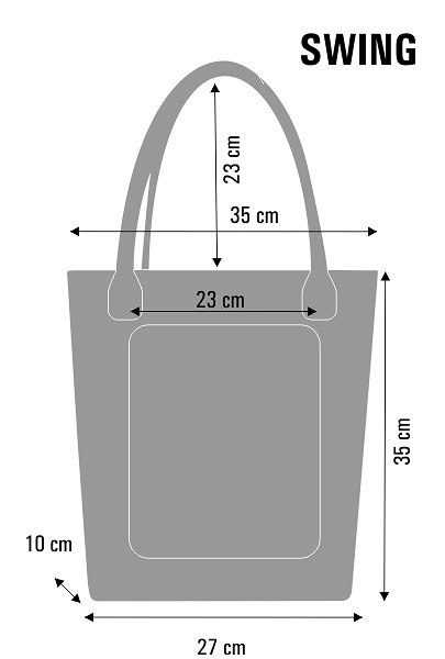 Torba filcowa SWING Nero Torba filcowa SWING Nero