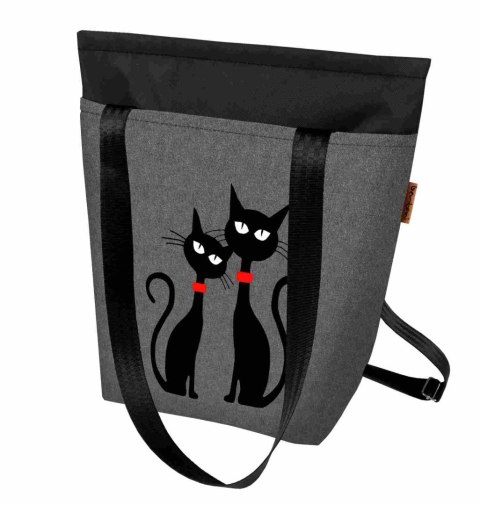 Torba/plecak 2w1 - Czarne Koty Torba/plecak 2w1 - Czarne Koty