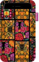 Etui na smartfon antracyt FRIDA FLOWERS Etui na smartfon antracyt FRIDA FLOWERS