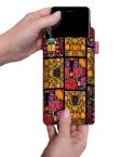 Etui na smartfon antracyt FRIDA FLOWERS Etui na smartfon antracyt FRIDA FLOWERS