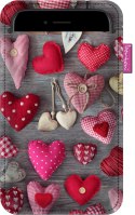 Etui na smartfon antracyt VALENTINE HEARTS Etui na smartfon antracyt VALENTINE HEARTS
