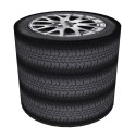 Okrągła pufa dekoracyjna - TYRES Okrągła pufa dekoracyjna - TYRES