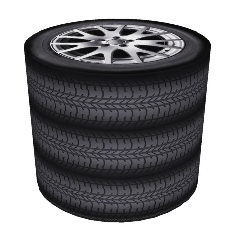 Okrągła pufa dekoracyjna - TYRES Okrągła pufa dekoracyjna - TYRES