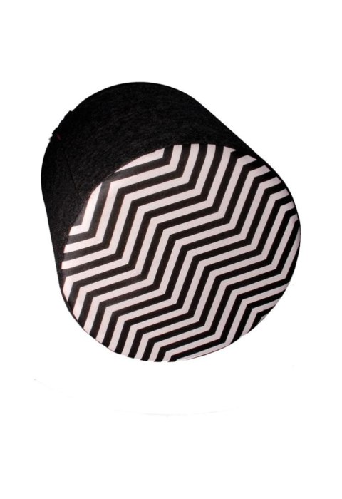 Okrągła pufa dekoracyjna - ZIGZAG Okrągła pufa dekoracyjna - ZIGZAG