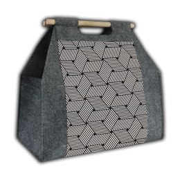 Torba na drewno kominkowe - CUBE