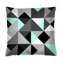 Poduszka - MELANGE MINT - 40x40 cm Poduszka - MELANGE MINT - 40x40 cm