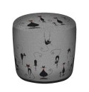 Pufa Walec Codura GR Cats 40x40 cm Pufa Walec Codura GR Cats 40x40 cm