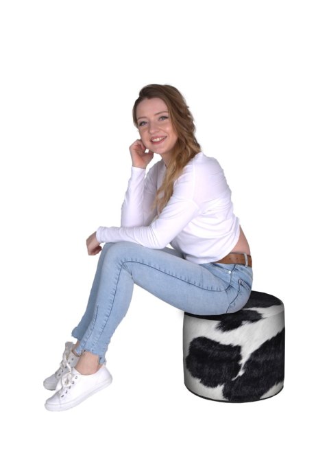 Pufa Walec Codura GR Cow 40x40 cm Pufa Walec Codura GR Cow 40x40 cm