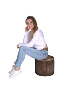 Pufa Walec Codura GR Limba 40x40 cm Pufa Walec Codura GR Limba 40x40 cm