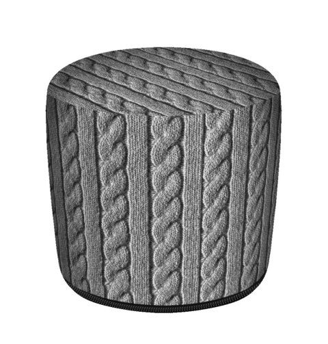 Pufa Walec Codura GR Warkocz 40x40 cm Pufa Walec Codura GR Warkocz 40x40 cm