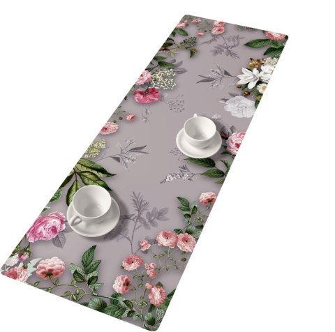 Bieżnik na stół MELANIE GREY 115x40 cm Bieżnik na stół MELANIE GREY 115x40 cm