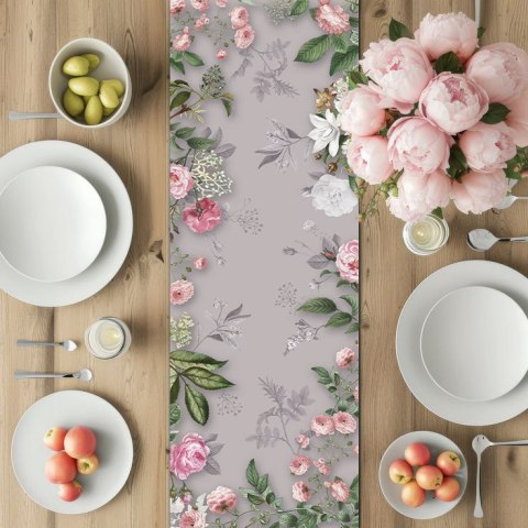 Bieżnik na stół MELANIE GREY 115x40 cm Bieżnik na stół MELANIE GREY 115x40 cm