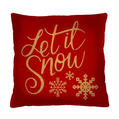 Poduszka - LET IT SNOW - 40x40 cm Poduszka - LET IT SNOW - 40x40 cm