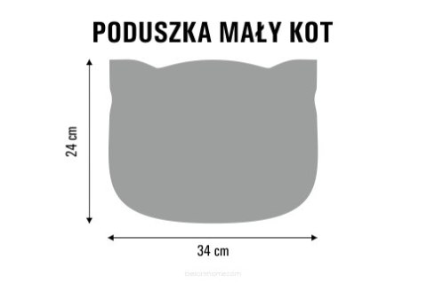 Poduszka podróżna z gumką Kot - Luna Poduszka podróżna z gumką Kot - Luna