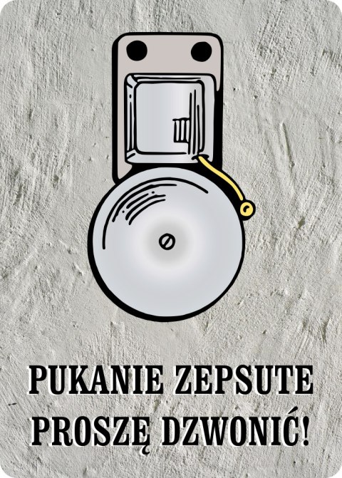 TABLICZKA PUKANIE - 20x28 cm TABLICZKA PUKANIE - 20x28 cm