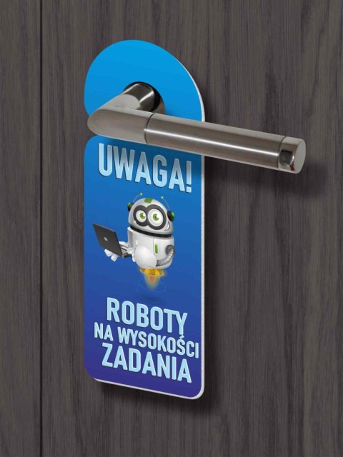 Zawieszka na klamkę - ROBOTY Zawieszka na klamkę - ROBOTY