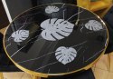 Zestaw podkładek na stół 1+4 - Monstera szara Zestaw podkładek na stół 1+4 - Monstera szara