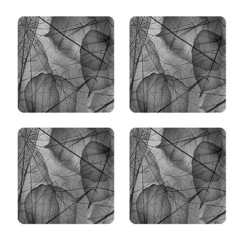 Zestaw 4 podkładek 12x12 cm - FRAGILE Zestaw 4 podkładek 12x12 cm - FRAGILE