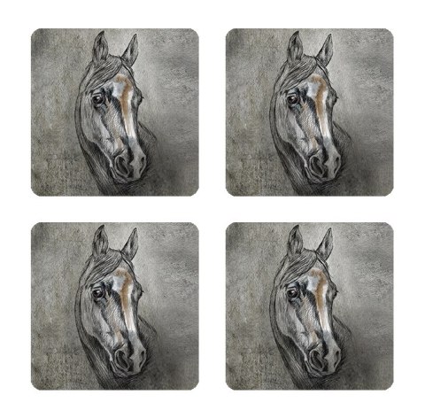 Zestaw 4 podkładek 12x12 cm - LORD Zestaw 4 podkładek 12x12 cm - LORD