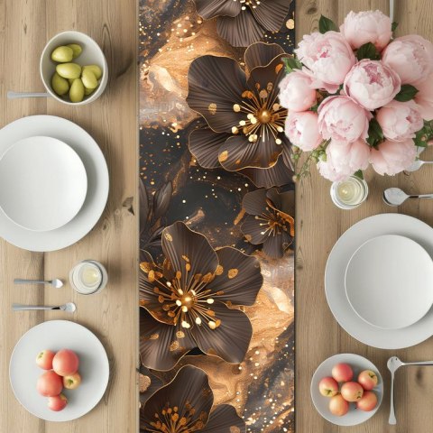 Bieżnik na stół PEARL FLOWER 95x33 cm Bieżnik na stół PEARL FLOWER 95x33 cm
