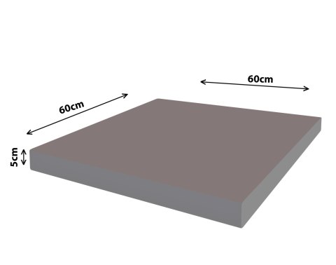Legowisko - Materac SQUAR Meow 60x60x5 cm Legowisko - Materac SQUAR Meow 60x60x5 cm