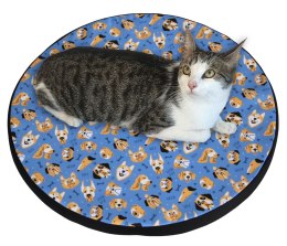 Legowisko dla KOTA /Materac z elastycznej pianki Ring 55 cm Blue Dogs