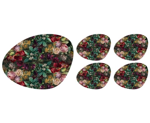 Podkadki OVAL zestaw 1+4 Bukiet Podkadki OVAL zestaw 1+4 Bukiet