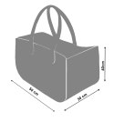 Torba filcowa gospodarcza XXXL antracyt Torba filcowa gospodarcza XXXL antracyt