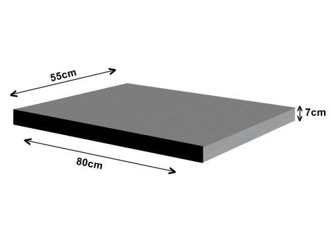 Materac ortopedyczny ORTO z pianką memory -XL 80x55x7cm - Robina Materac ortopedyczny ORTO z pianką memory -XL 80x55x7cm - Robina
