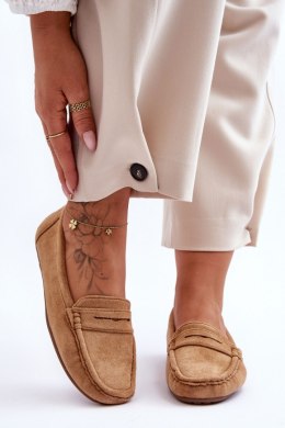 Mokasyny Model Lenvie FT245 Camel - Step in style Step in style