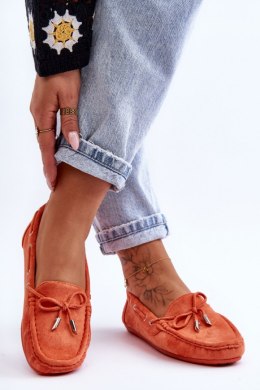 Mokasyny Model Si Passione FT246 Orange - Step in style Step in style