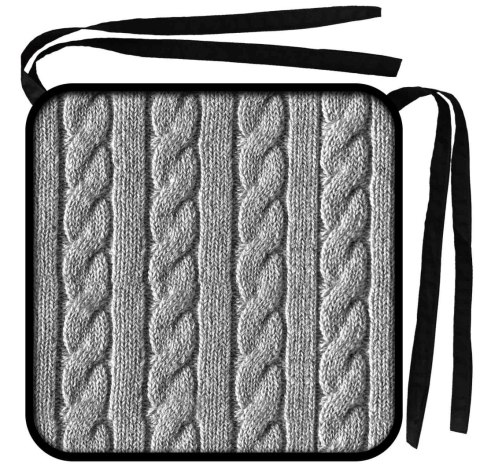 Poduszka na krzesło 40x40 cm Warkocz Poduszka na krzesło 40x40 cm Warkocz