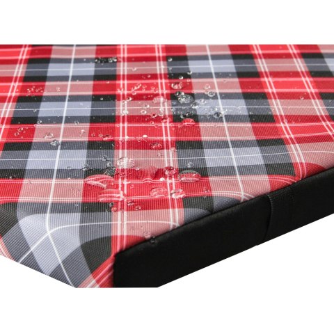 Poduszka wodoodporna na krzesło z oparciem TIP 80x40 cm Tartan Poduszka wodoodporna na krzesło z oparciem TIP 80x40 cm Tartan