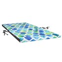 Poduszka wodoodporna na krzesło z oparciem TIP 80x40 cm Tile Poduszka wodoodporna na krzesło z oparciem TIP 80x40 cm Tile