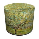 Pufa welurowa Bertoni typu walec z nadrukiem Van Gogh Sad Pufa welurowa Bertoni typu walec z nadrukiem Van Gogh Sad