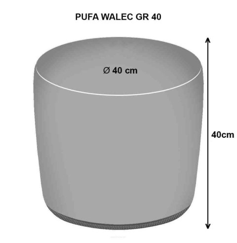 Pufa z pokrowcem filcowym Antracyt GR40 Pufa z pokrowcem filcowym Antracyt GR40