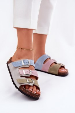 Sandał Klapki Model Panto Fino RR267034 Blue - Step in style Step in style