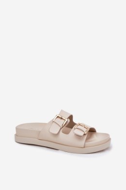 Sandał Klapki Model Sonarea 25SD97-8520 Beige - Step in style Step in style