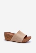 Sandał Klapki Model Zazoo 40311 Beige - Step in style Step in style Sandał Klapki Model Zazoo 40311 Beige - Step in style Step in style