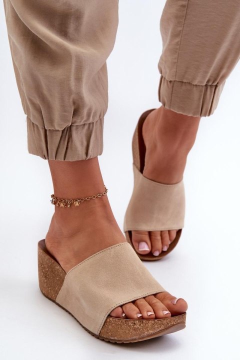 Sandał Klapki Model Zazoo 40311 Beige - Step in style Step in style Sandał Klapki Model Zazoo 40311 Beige - Step in style Step in style