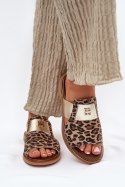 Sandał Klapki Model Zazoo 40423 Panterka - Step in style Step in style Sandał Klapki Model Zazoo 40423 Panterka - Step in style Step in style
