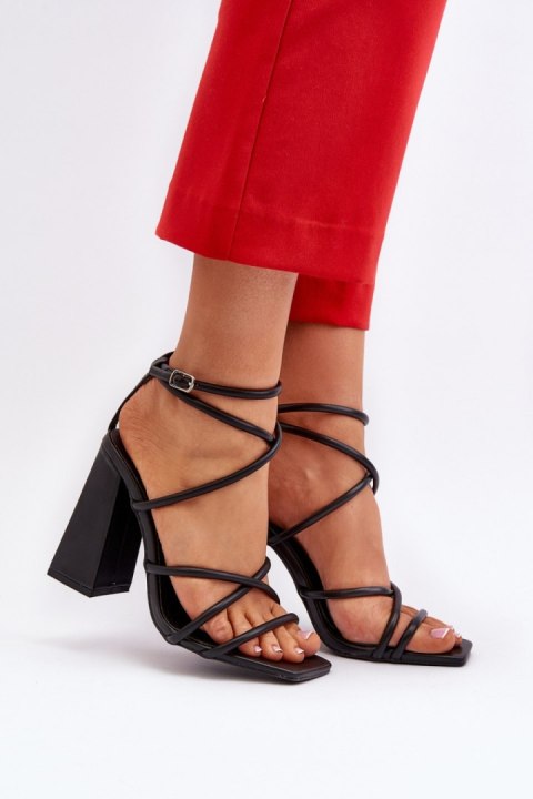 Sandały Model Josette FY2125-3 Black - Step in style Step in style