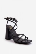 Sandały Model Josette FY2125-3 Black - Step in style Step in style