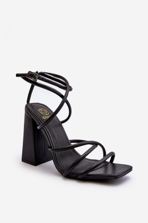 Sandały Model Josette FY2125-3 Black - Step in style Step in style Sandały Model Josette FY2125-3 Black - Step in style Step in style