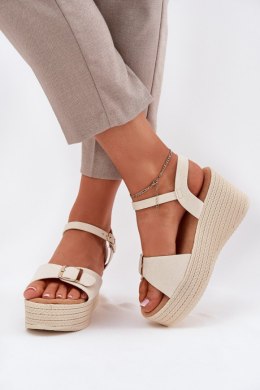 Sandały Model Liniella LOLO22 Beige - Step in style Step in style