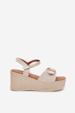 Sandały Model Liniella LOLO22 Beige - Step in style Step in style