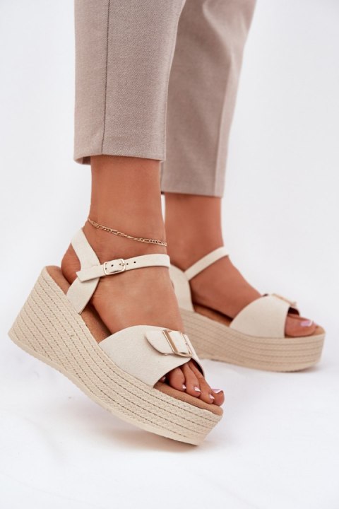 Sandały Model Liniella LOLO22 Beige - Step in style Step in style Sandały Model Liniella LOLO22 Beige - Step in style Step in style