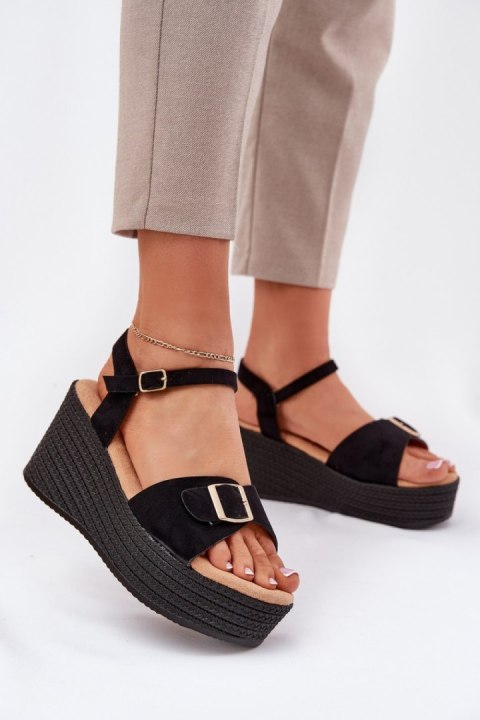 Sandały Model Liniella LOLO22 Black - Step in style Step in style