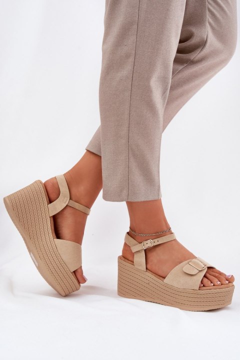 Sandały Model Liniella LOLO22 Khaki - Step in style Step in style Sandały Model Liniella LOLO22 Khaki - Step in style Step in style